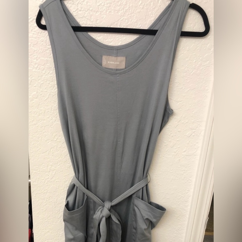 Everlane Jumpsuit One Piece Wide Leg Utility Trendy Casual Comfy Stylish Large